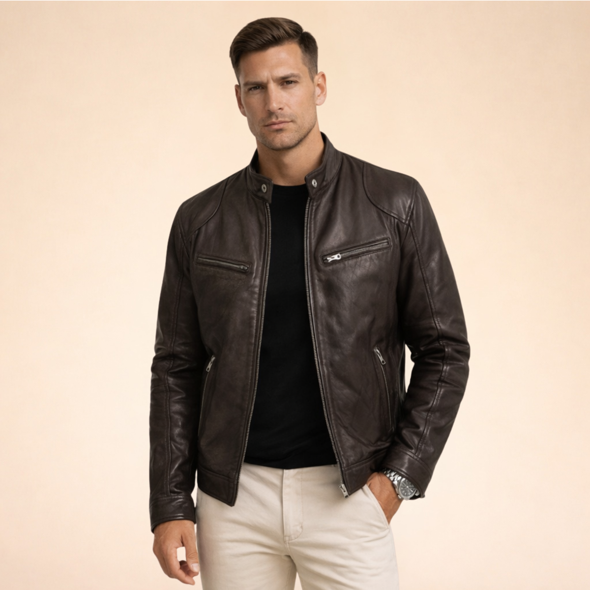 Riverstone Wear Adrian Men's Modern Lightweight Polyester Jacket