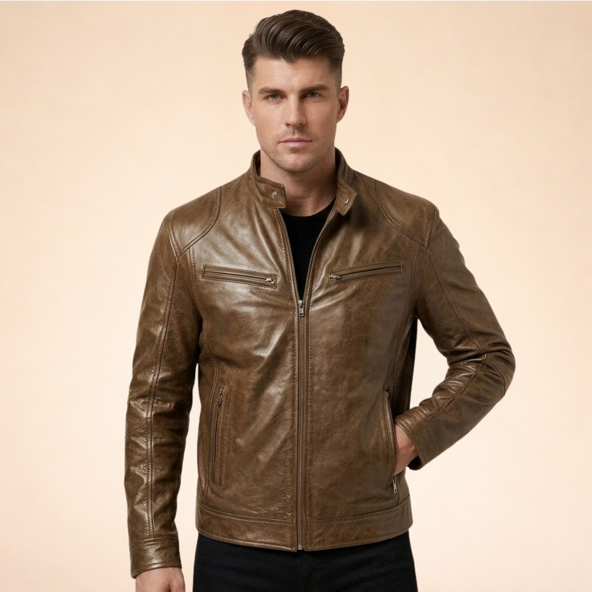 Riverstone Wear Adrian Men's Modern Lightweight Polyester Jacket