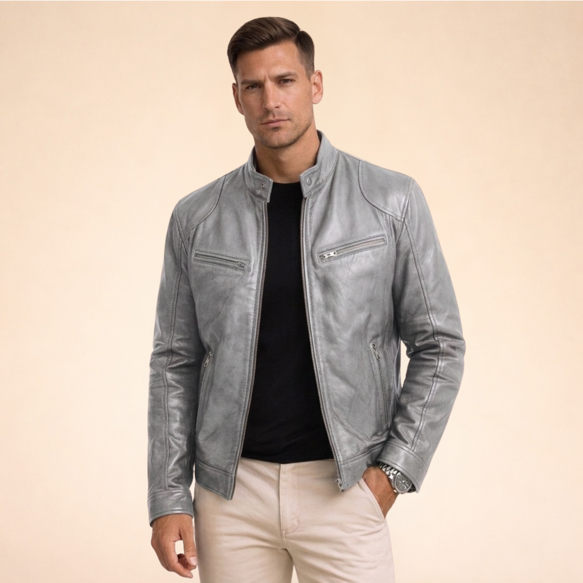 Riverstone Wear Adrian Men's Modern Lightweight Polyester Jacket