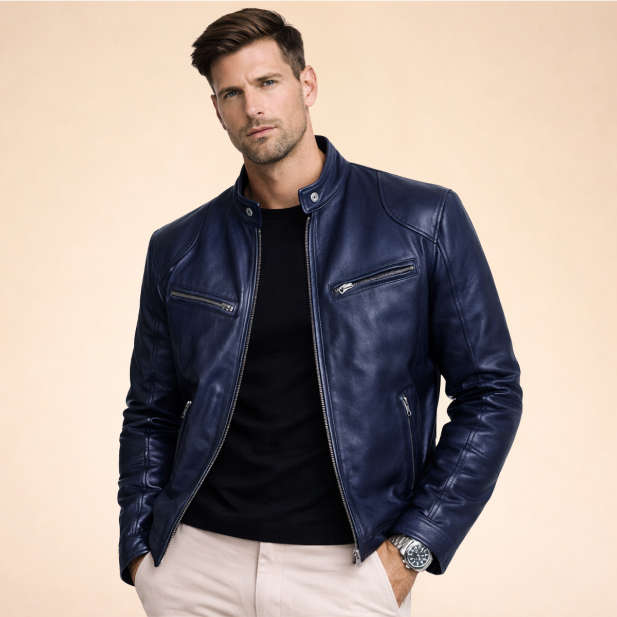 Riverstone Wear Adrian Men's Modern Lightweight Polyester Jacket
