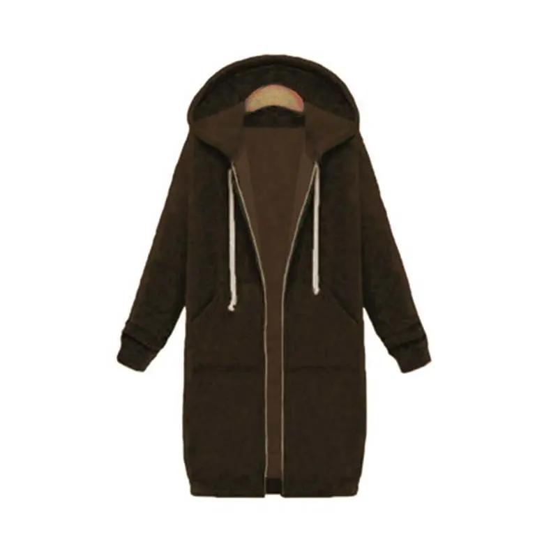 Caliboot Longline Zip Hoodie for Women in Relaxed Fit