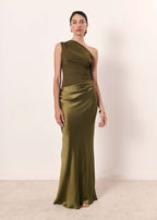 The Hills Nashville Maya Women's One-Shoulder Wedding Guest Maxi Dress