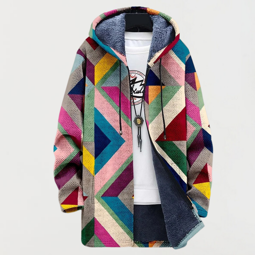 Hadley Sherpa-Lined Hooded Zip Jacket