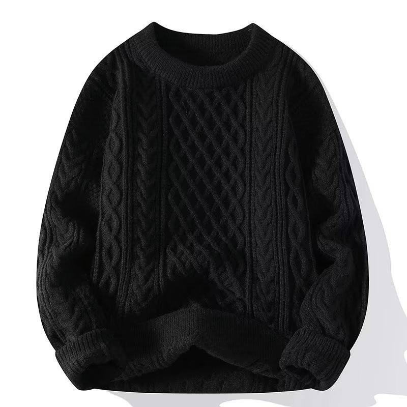 Laurent & Pierce Hayley Women's Chunky Cable-Stitch Crewneck Sweater
