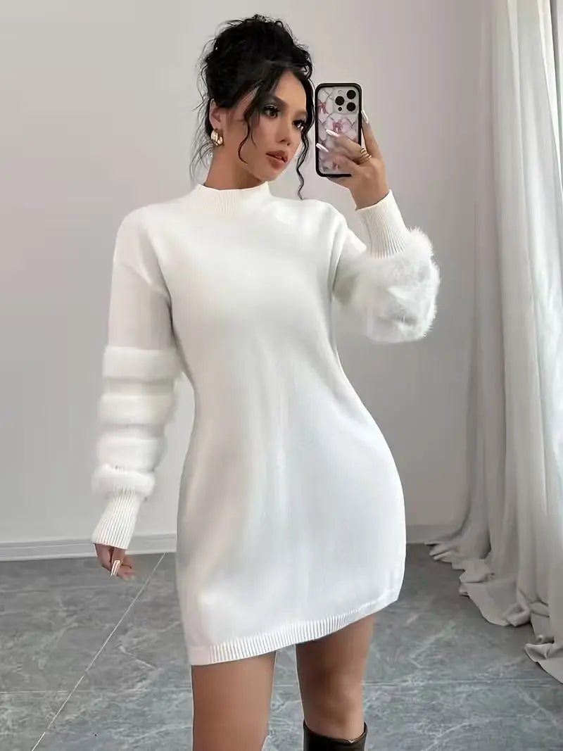 Odalys Mock Neck Sweater Dress Women's