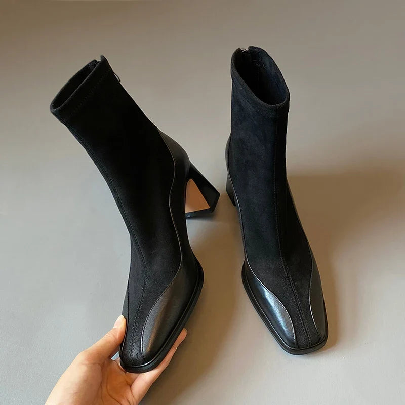 Marilena Square Toe Boots Women's