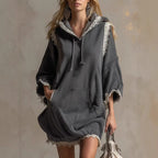 Marlowe Easy Fit Lace Dress Women's Casual Hooded