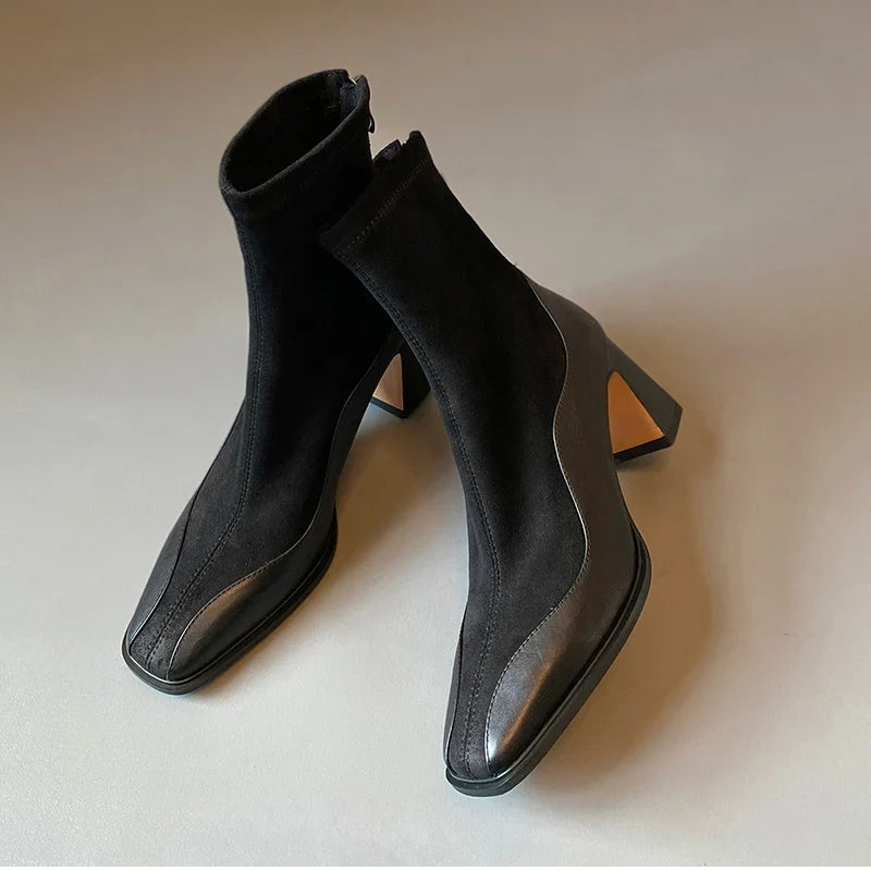 Marilena Square Toe Boots Women's