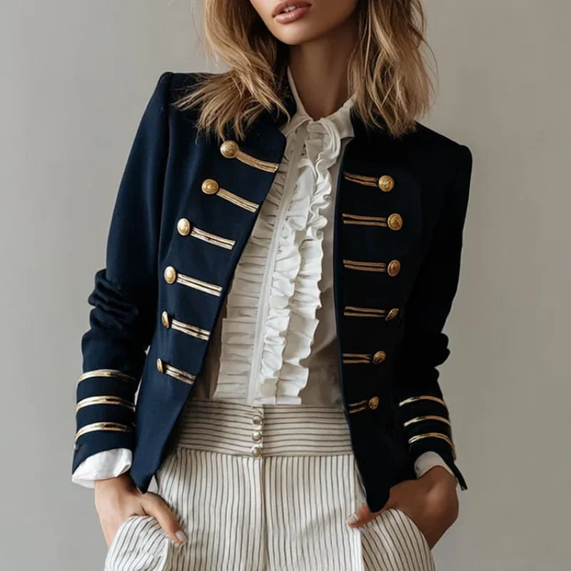 Haven Beck Camille Tailored Military Jacket Women's Fitted