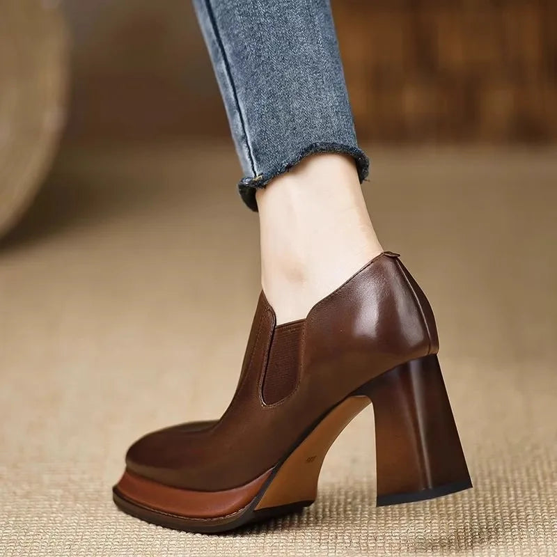 Marlow Block Heel Pumps Women's