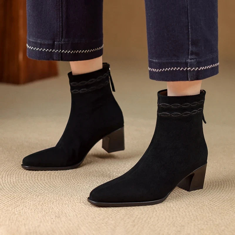 Marisol Square Toe Ankle Boots Women's