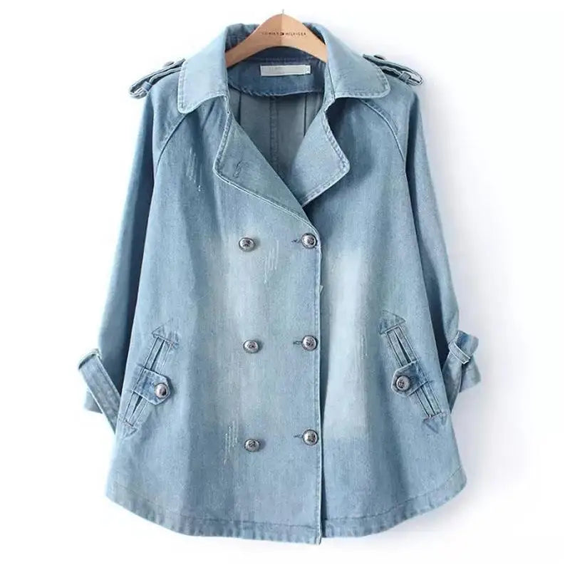 Haven Beck Darby Denim Cape Jacket Women's Relaxed Fit