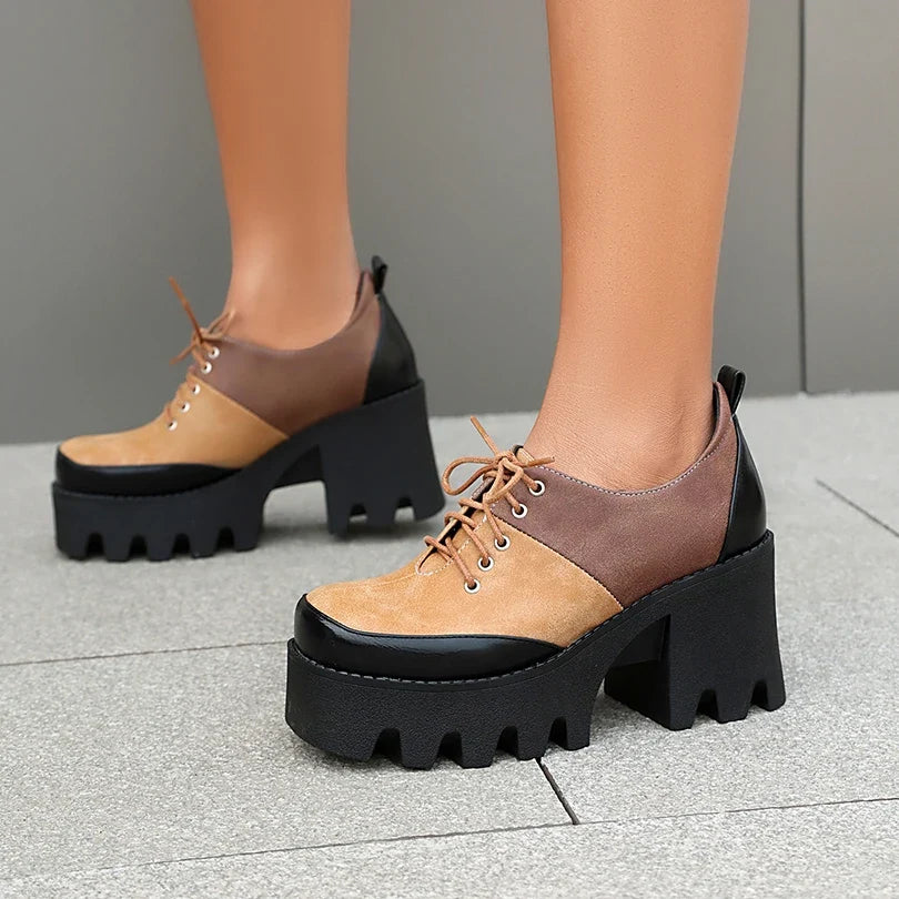 Harlowe Platform Lace-Up Shoes Women's