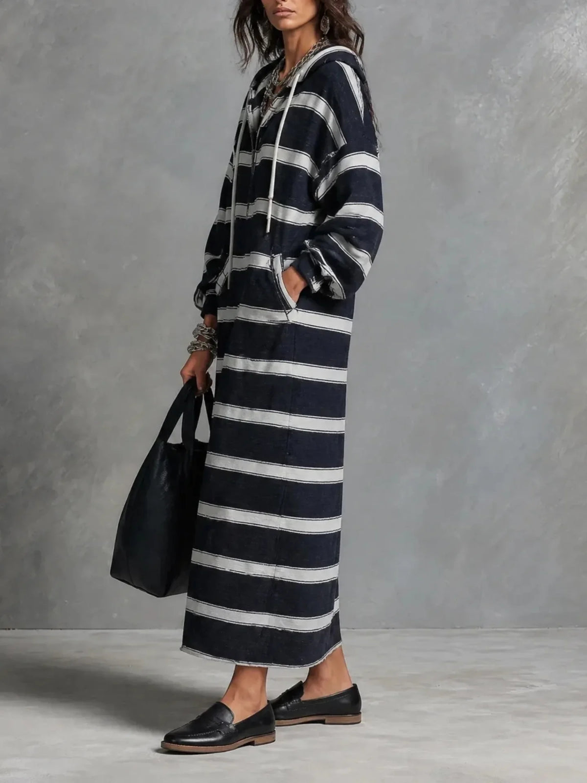 Nolana Half Zip Hoodie Dress Women's