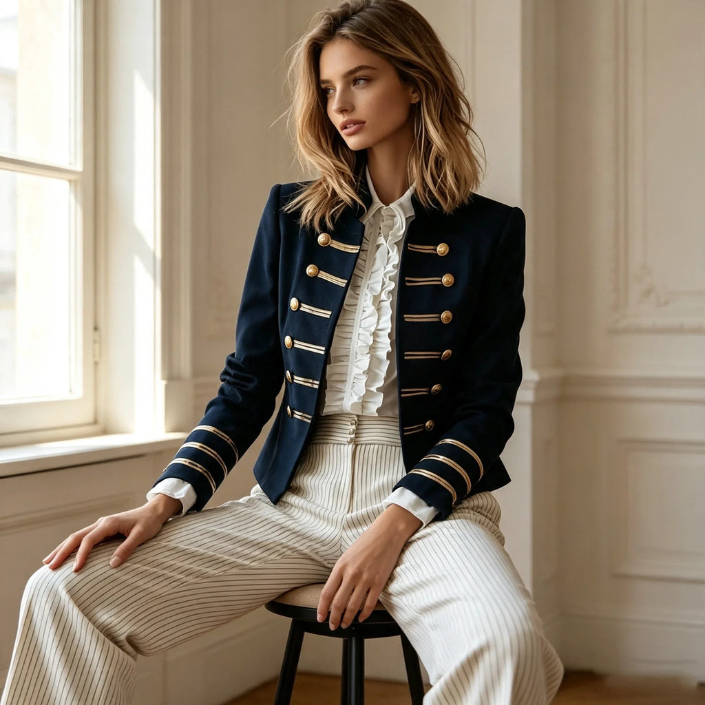 Haven Beck Camille Tailored Military Jacket Women's Fitted