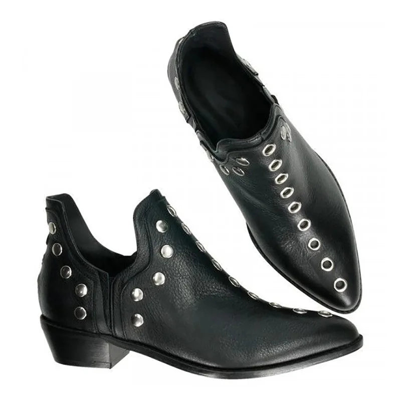 Verena Stud Pointed Ankle Boot Women's