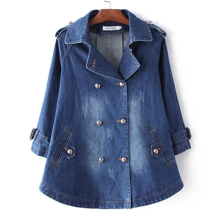Haven Beck Darby Denim Cape Jacket Women's Relaxed Fit