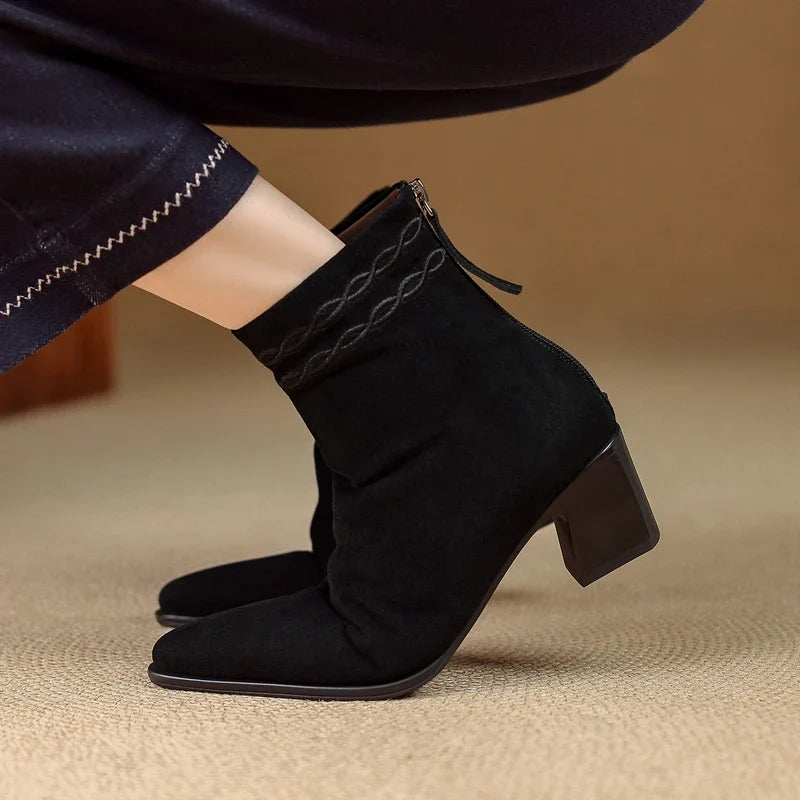 Marisol Square Toe Ankle Boots Women's