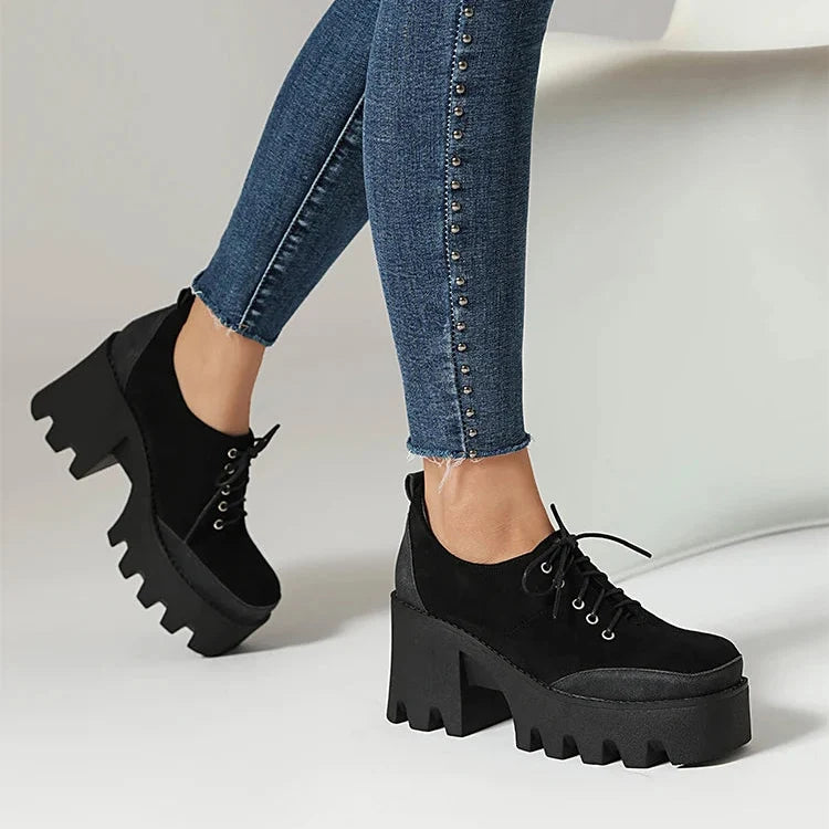 Harlowe Platform Lace-Up Shoes Women's