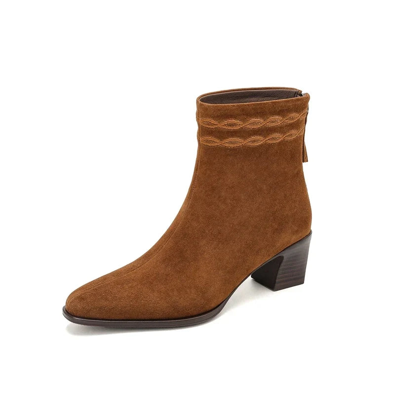 Marisol Square Toe Ankle Boots Women's