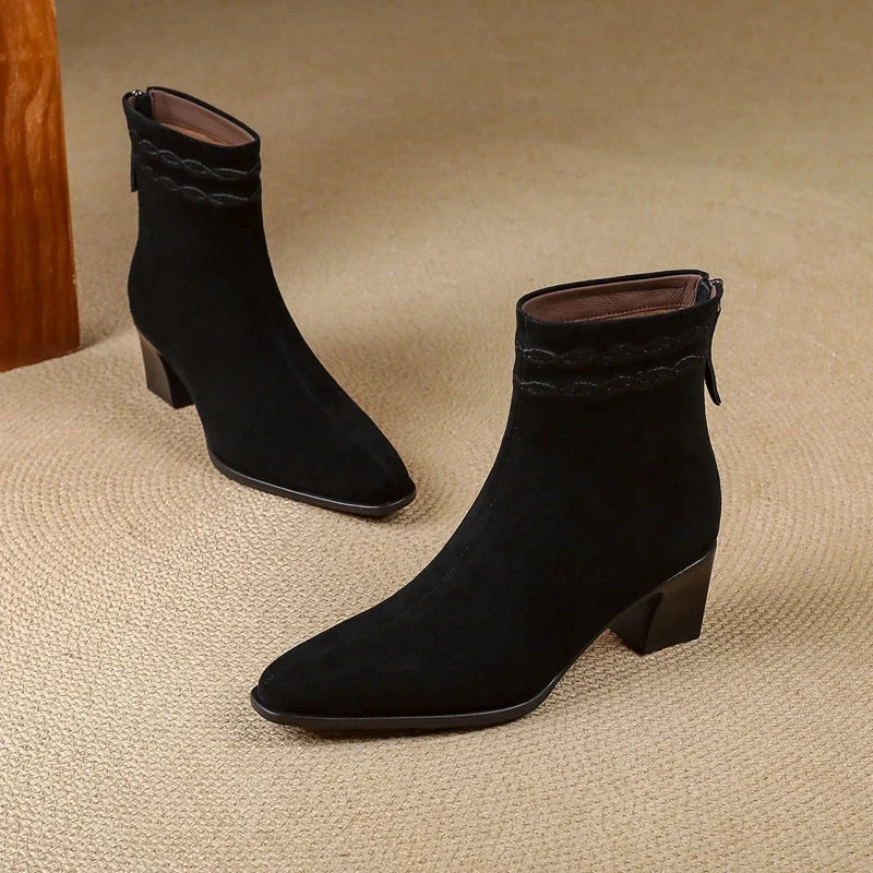 Marisol Square Toe Ankle Boots Women's
