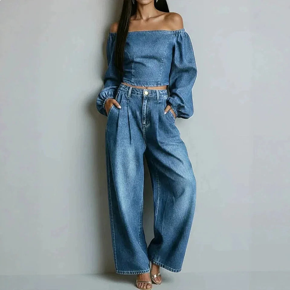 Noelle Off Shoulder Two Piece Set Women's