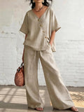 Haven Beck Wynonna Relaxed Wide Leg Trouser Set