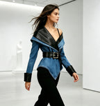 Haven Beck Valencia Sculpted Fit Denim Jacket Women's Belted