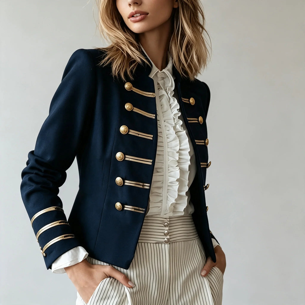 Haven Beck Camille Tailored Military Jacket Women's Fitted