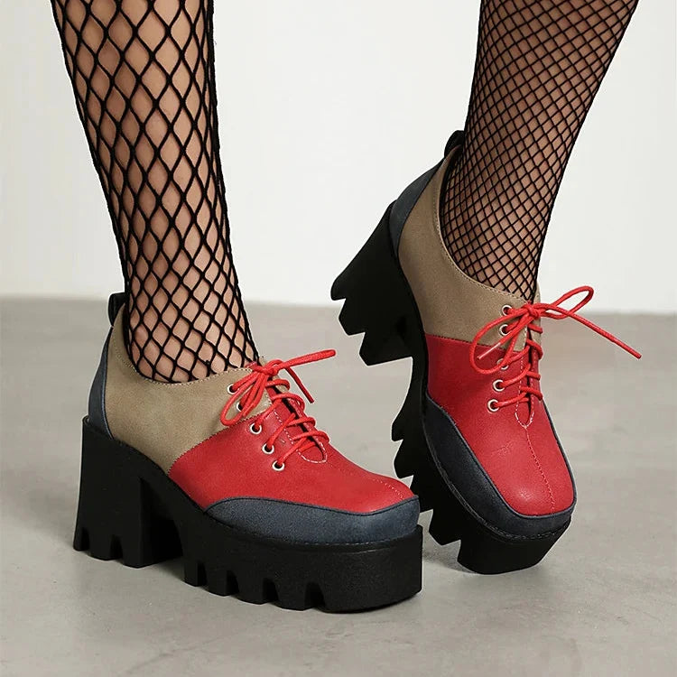 Harlowe Platform Lace-Up Shoes Women's