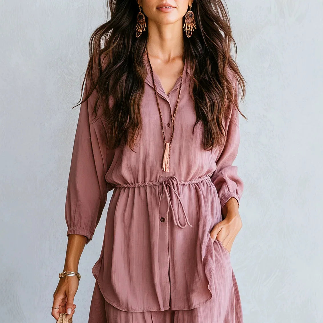 Amelie Relaxed Comfort Skirt Set Women's