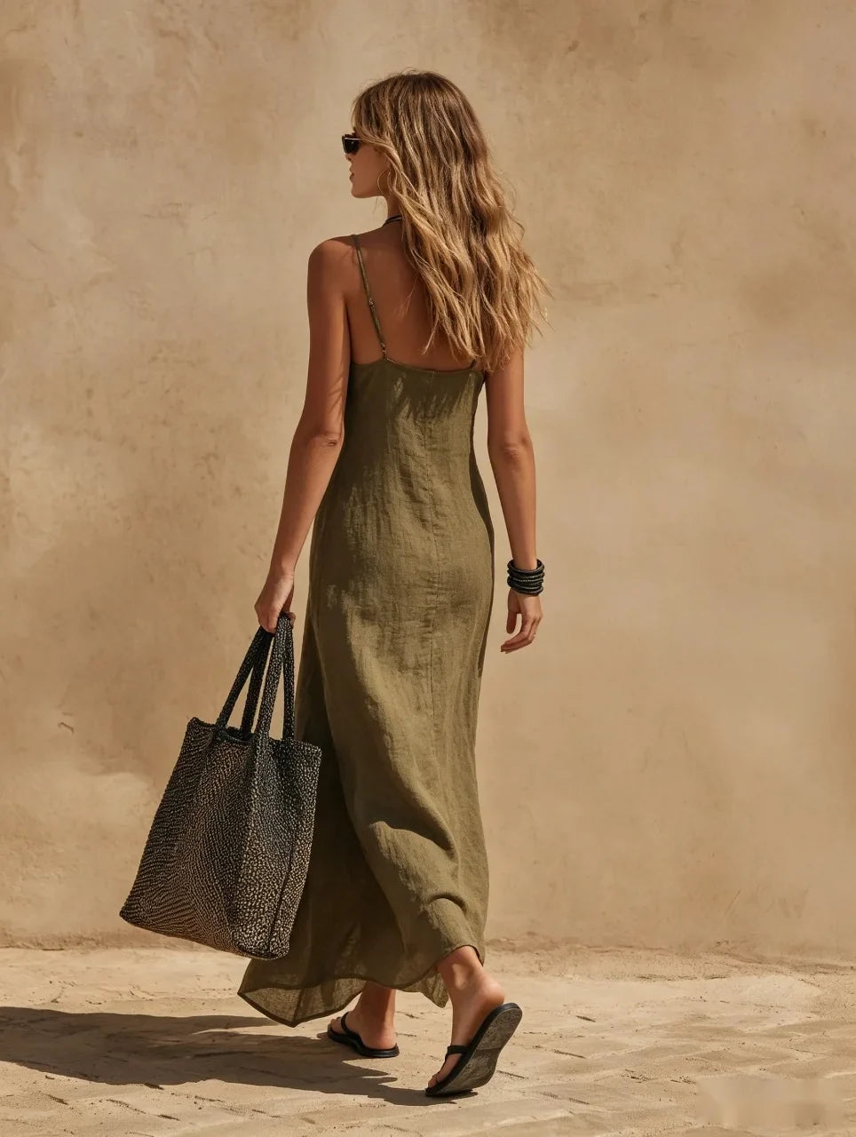 Ayleen Side Slit Maxi Dress Women's