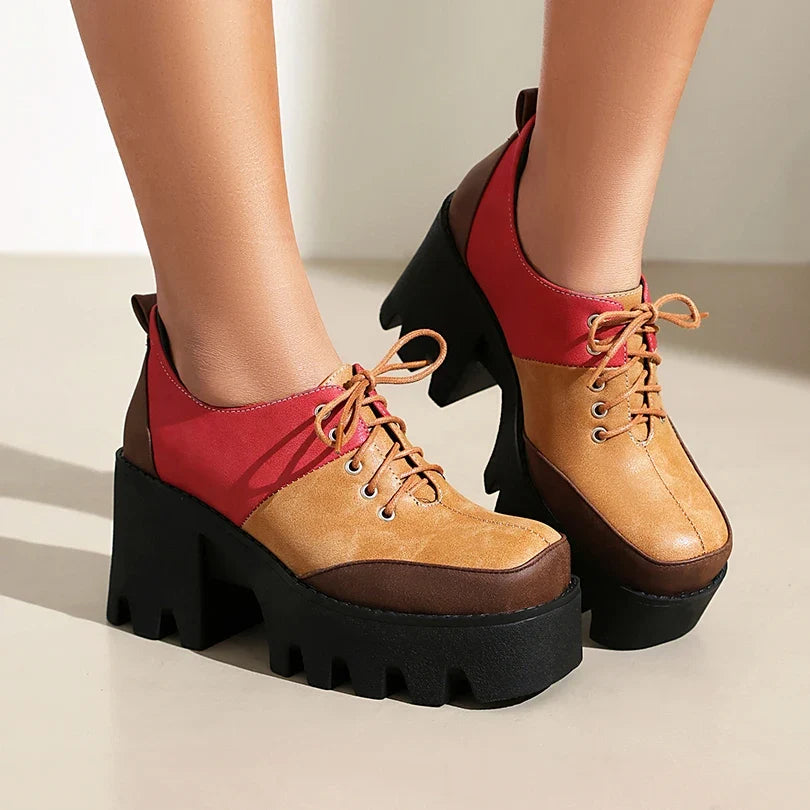 Harlowe Platform Lace-Up Shoes Women's