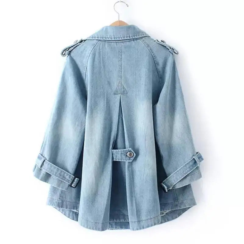 Haven Beck Darby Denim Cape Jacket Women's Relaxed Fit