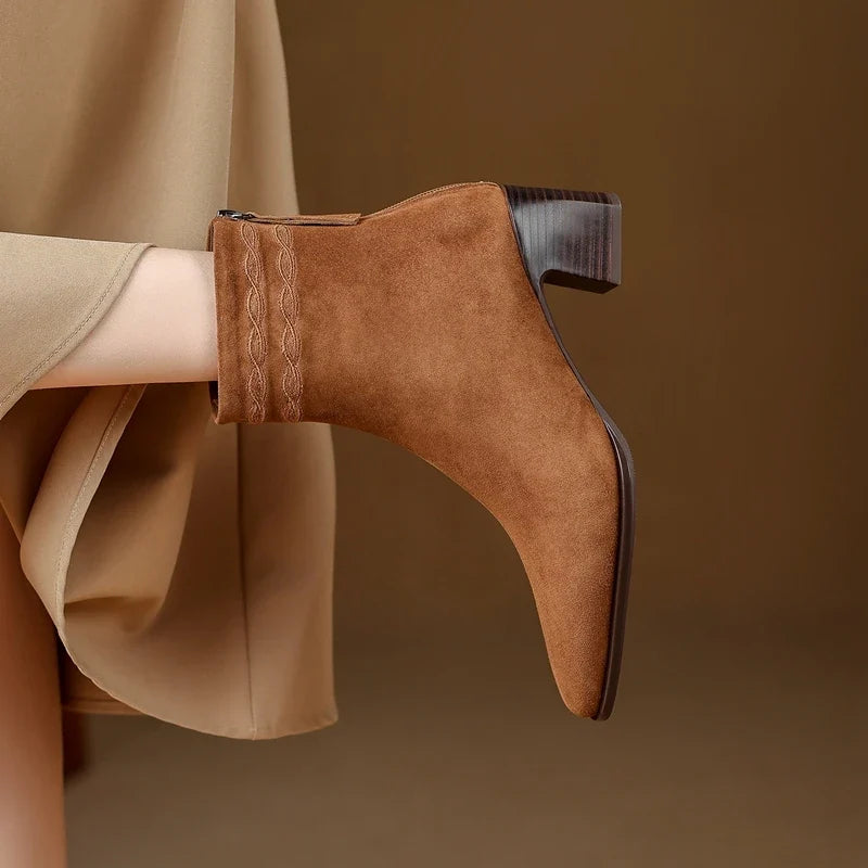 Marisol Square Toe Ankle Boots Women's