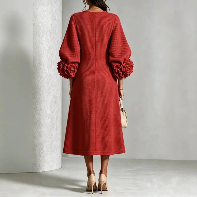 Isadora Button Front Knit Midi Dress Women's