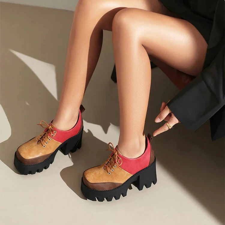 Harlowe Platform Lace-Up Shoes Women's
