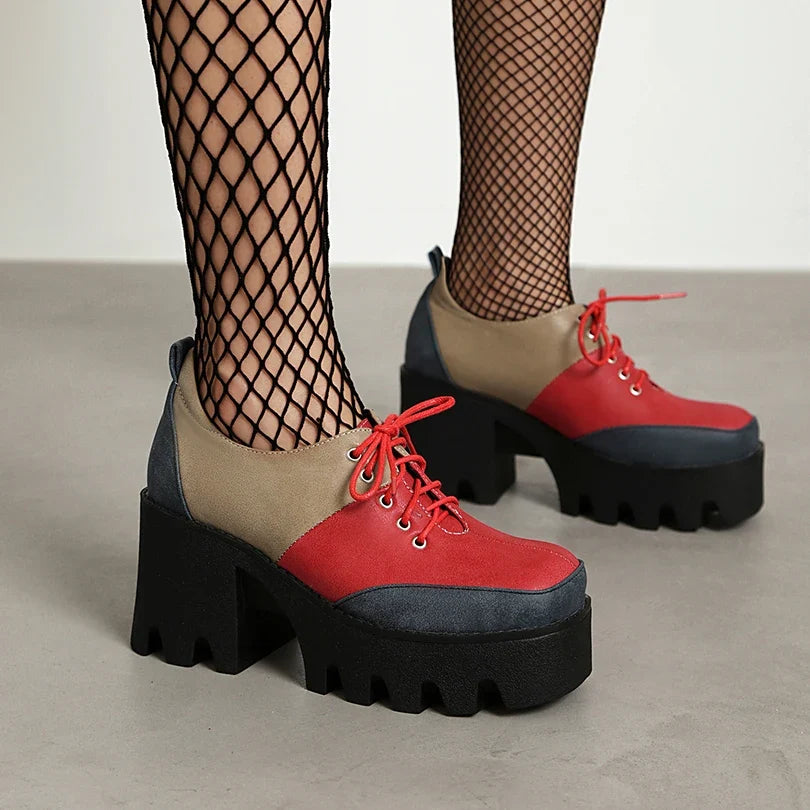 Harlowe Platform Lace-Up Shoes Women's