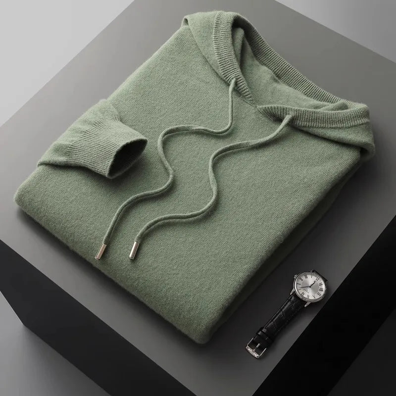 Montaro Merino Wool Hoodie Men's