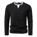Dominic O-Neck Long Sleeve Tee Shirt Men's