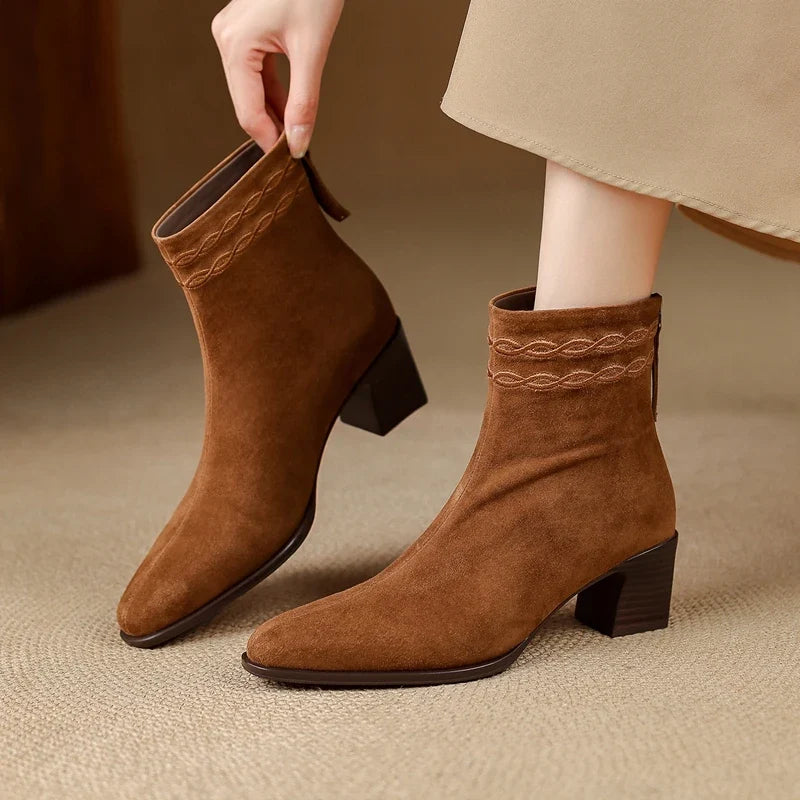 Marisol Square Toe Ankle Boots Women's