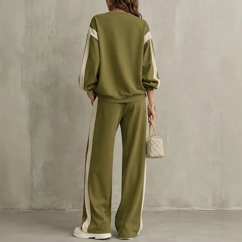 Marisette Color Block Two Piece Set Women's