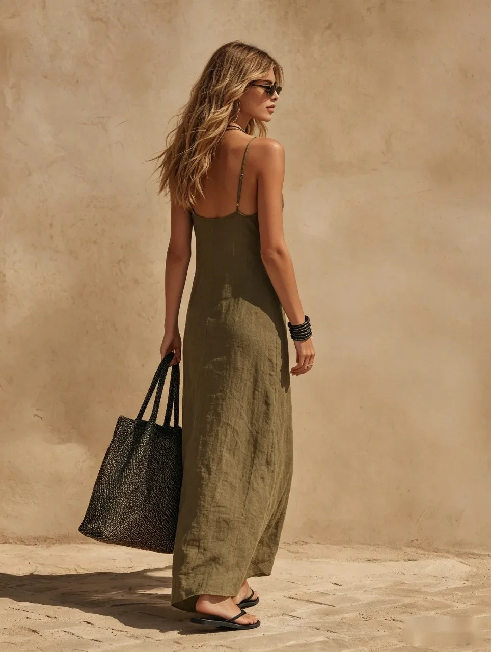 Ayleen Side Slit Maxi Dress Women's