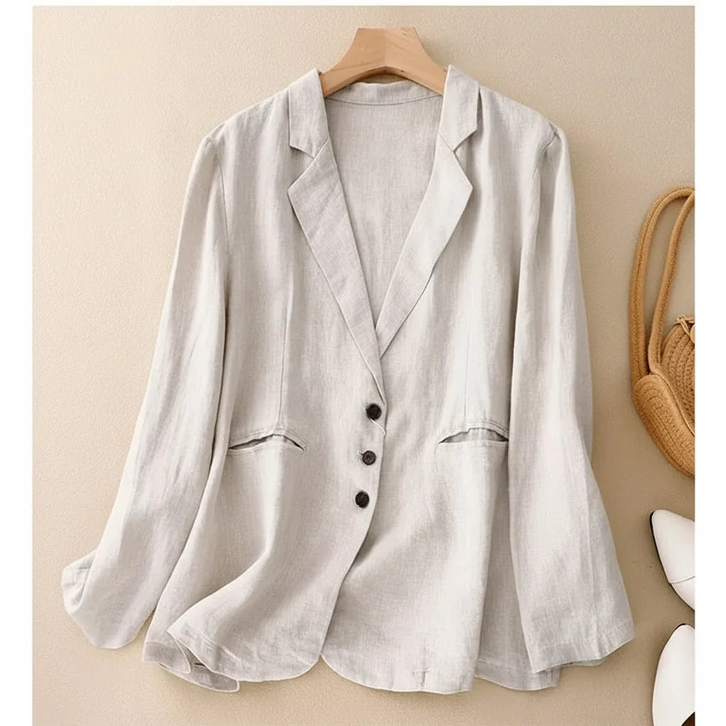 Rosalie Linen Blend Blazer Women's