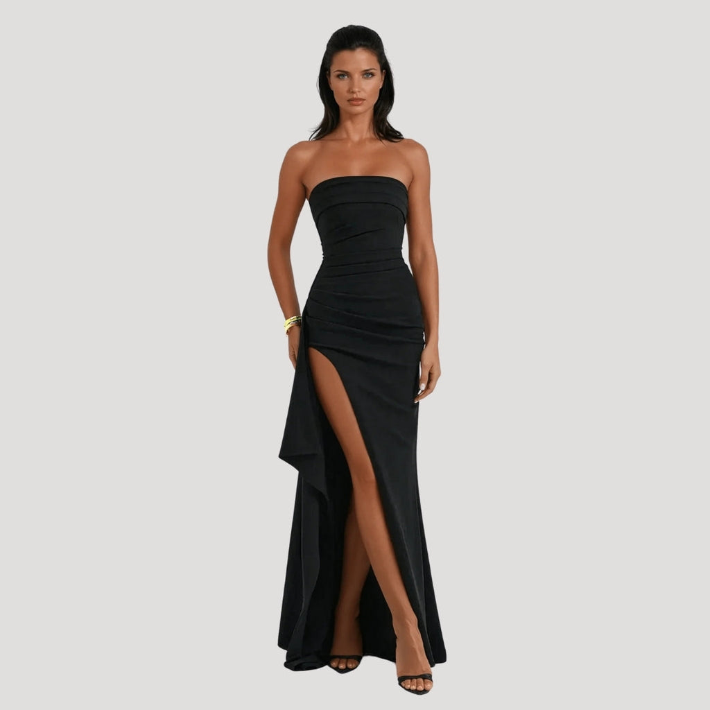 The Hills Nashville Emma Women's Strapless Maxi Dress Wedding Guest