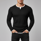 Dominic O-Neck Long Sleeve Tee Shirt Men's