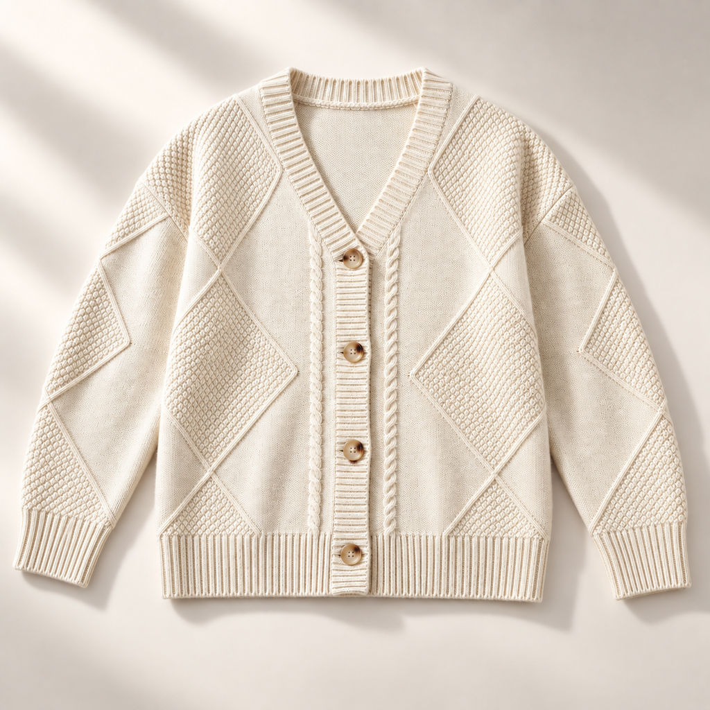 Frances Cable Button Cardigan Women's