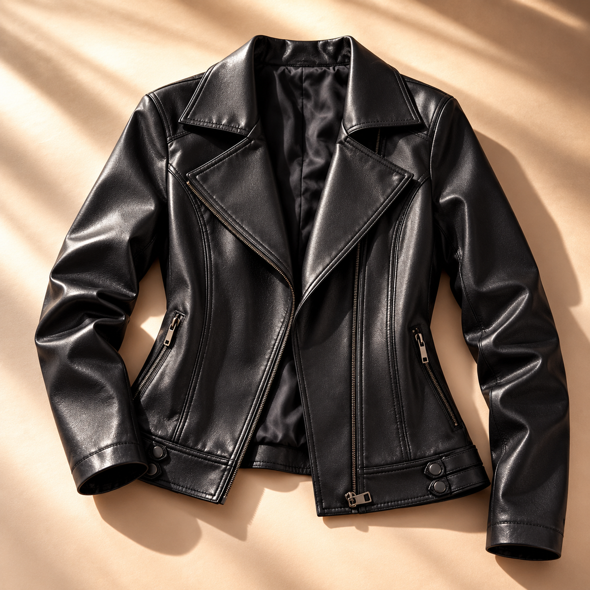 Francesca Lapel Moto Jacket Women's