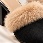 Odette Fur Mules Women's