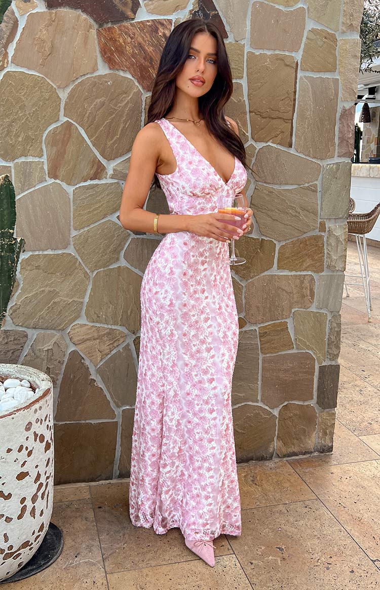 The Hills Nashville Blair Women's Floral Sleeveless Wedding Guest Dress